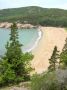Sand Beach is the only real ocean beach in Acadia National Park and the only safe place to swim (if you like COLD water!). A lifeguard is present during the vacation season. Though called 