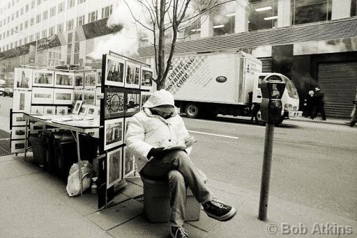 scan017.jpg   -   Sidewalk photo vendor, New York City