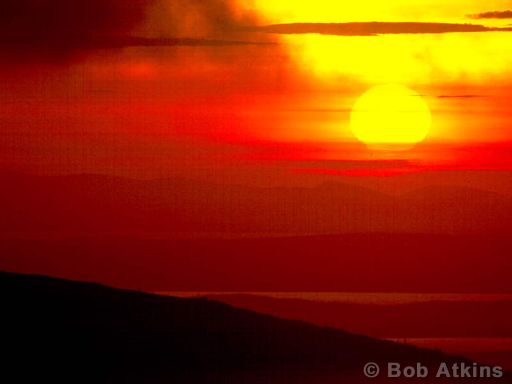 sunset_TEMP0440.JPG   -   Sunset from Cadillac mountain, Acadia National Park, Maine