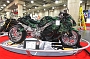 Custom bike (Suzuki Hayabusa),  International Motorcycle Show, Javits Center NYC, January 2011