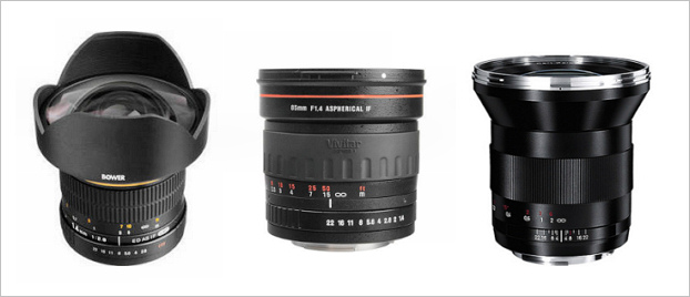 Canon EOS manual focus lenses and adapters