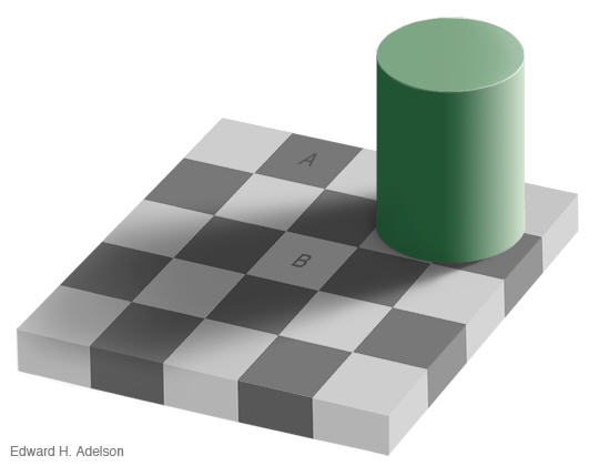 light optical illusion